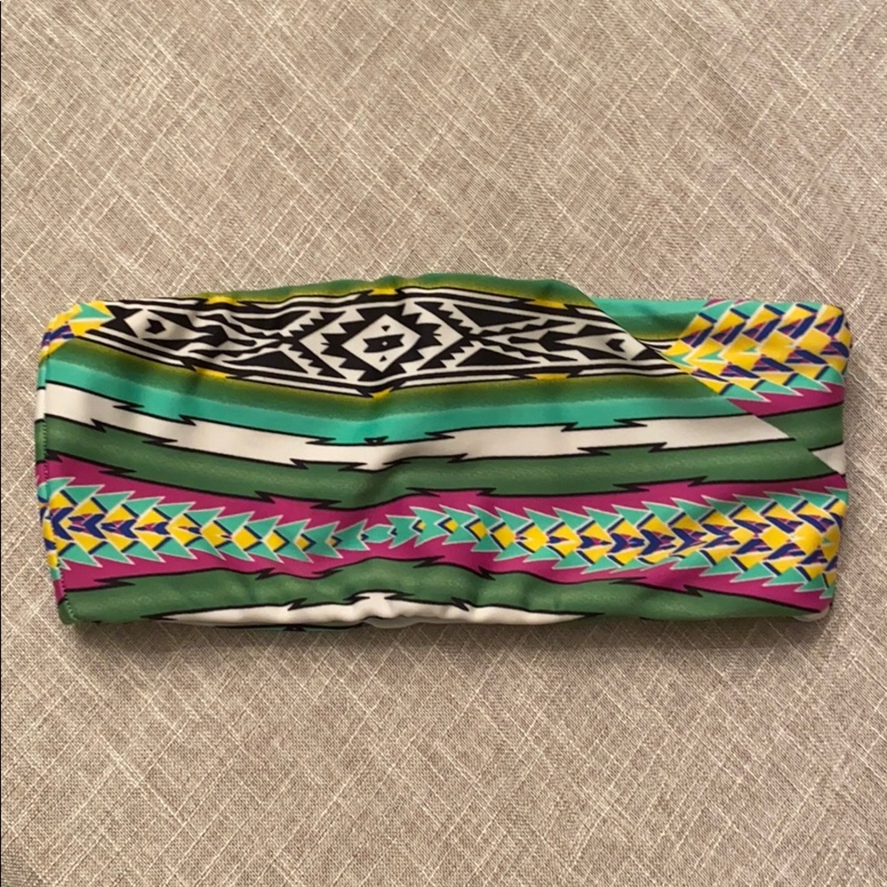 NEW Montce Swim Aztec Print Bandeau Top
